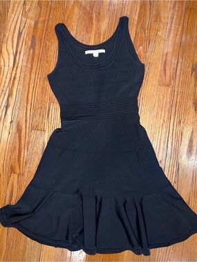 Diane von Furstenberg DVF Perry Bandage dress flourish hem